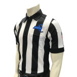 New York (NYSACFO) 2 1/4" Stripe Body Flex Short Sleeve Football Referee Shirt