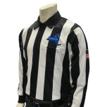 New York (NYSACFO) 2 1/4" Stripe Long Sleeve Football Referee Shirt