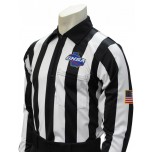 Georgia (GHSA) 2" Stripe Long Sleeve Referee Shirt