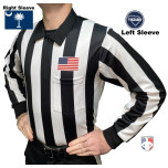 South Carolina (SCLOA) 2" Stripe Long Sleeve Referee Shirt