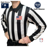 South Carolina (SCLOA) 2" Stripe Long Sleeve Referee Shirt