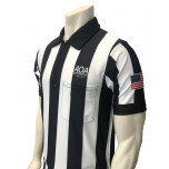 Arkansas (AOA) 2 1/4" Stripe Body Flex Short Sleeve Football Referee Shirt