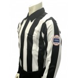 Kansas (KSHSAA) 2 1/4" Stripe Foul Weather Football Referee Shirt