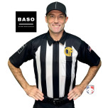 California (BASO) 2 1/4" Stripe Short Sleeve Football Referee Shirt