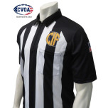 California (CVOA) 2 1/4" Stripe Short Sleeve Football Referee Shirt