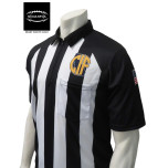 California (SFOA) 2 1/4" Stripe Body Flex Short Sleeve Football Referee Shirt