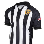 California (CIF) 2 1/4" Stripe Body Flex Short Sleeve Football Referee Shirt