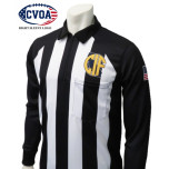 California (CVOA) 2 1/4" Stripe Long Sleeve Football Referee Shirt