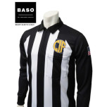 California (BASO) 2 1/4" Stripe Long Sleeve Football Referee Shirt