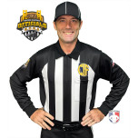 California (NCOA) 2 1/4" Stripe Long Sleeve Football Referee Shirt