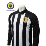 California (CCFOA) 2 1/4" Stripe Long Sleeve Football Referee Shirt
