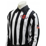 Mississippi (MHSAA) 2" Stripe Long Sleeve Football Referee Shirt