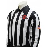 Mississippi (MHSAA) 2" Stripe Foul Weather Football Referee Shirt