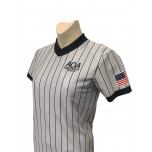Arkansas (AOA) Body Flex Grey V-Neck Women's Referee Shirt