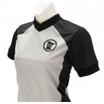 Minnesota (MSHSL) Women's Grey & Black V-Neck Referee Shirt