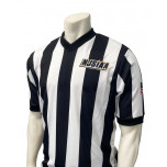 New Jersey (NJSIAA) Men's 2 1/4" Stripe V-Neck Referee Shirt