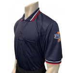 Indiana (IHSAA) Short Sleeve Umpire Shirt - Navy