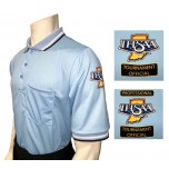 Indiana (IHSAA) Short Sleeve Umpire Shirt - Powder Blue