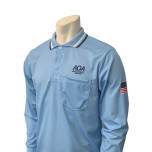 Arkansas (AOA) Long Sleeve Umpire Shirt - Powder Blue