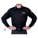 Illinois (IHSA) Long Sleeve Umpire Shirt - Black