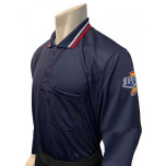 Indiana (IHSAA) Long Sleeve Umpire Shirt - Navy