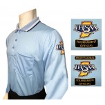 Indiana (IHSAA) Long Sleeve Umpire Shirt - Powder Blue