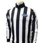 Georgia (GHSA) 2" Stripe Rainy Weather Long Sleeve Football Referee Shirt