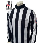 Kansas (KSHSAA) 2 1/4" Stripe Rainy Weather Long Sleeve Football Referee Shirt