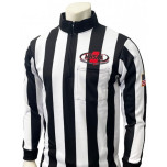 Mississippi (MHSAA) 2" Stripe Rainy Weather Long Sleeve Football Referee Shirt