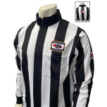 Nebraska (NSAA) 2 1/4" Stripe Rainy Weather Long Sleeve Football Referee Shirt