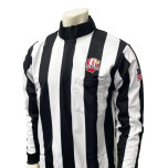 Ohio (OHSAA) 2 1/4" Stripe Rainy Weather Long Sleeve Football Referee Shirt