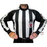 Rhode Island Football Officials Association (RIFOA) 2" Stripe Rainy Weather Long Sleeve Football Referee Shirt - Alternate Logo