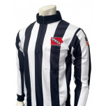 Iowa (IHSAA) 2 1/4" Stripe Foul Weather Football Referee Shirt