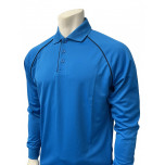 Smitty Men's Long Sleeve Mesh Volleyball Referee Shirt - Bright Blue