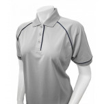Smitty Women's Mesh Volleyball Referee Shirt - Grey