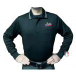 Virginia High School League (VHSL) Long Sleeve Umpire Shirt - Black