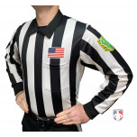 Vermont (VLOA) 2" Stripe Long Sleeve Referee Shirt