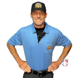 Championship West Nyack Little League (WN) Short Sleeve Umpire Shirt - Sky Blue with Black