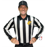 West Virginia (WVSSAC) 2 1/4" Stripe Long Sleeve Football Referee Shirt