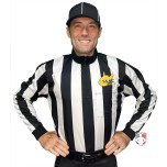 West Virginia (WVSSAC) 2 1/4" Stripe Rainy Weather Long Sleeve Football Referee Shirt