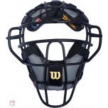 Wilson MLB Black Dyna-Lite Aluminum Umpire Mask with Black and Grey Wrap Around