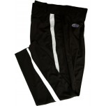 Kentucky (KHSAA) Embroidered Smitty Warm Weather Black Football Pants with White Stripe