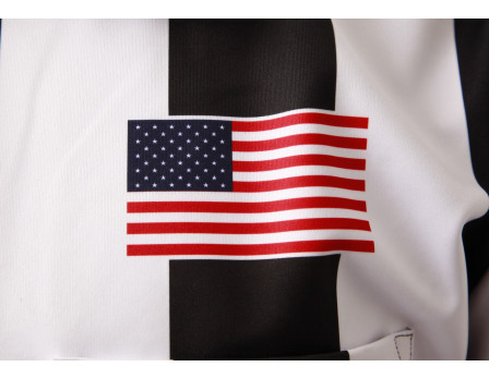 2.25” Ultra-Tech Football Referee Shirt with American Flag