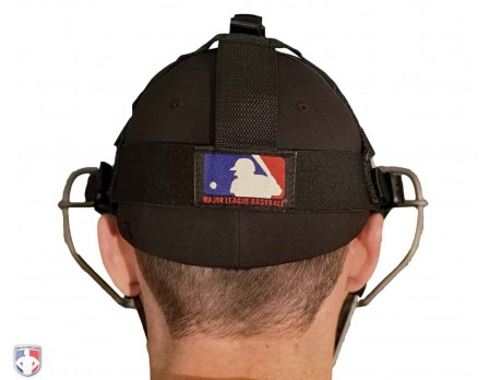 Wilson Pro Stock Titanium Umpire Helmet, Black, 7-7 1/2