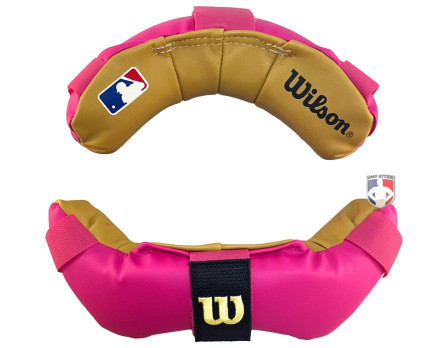 Wilson MLB Memory Foam Umpire Mask Replacement Pads - Pink and Tan