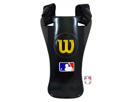 A3901-YE-Wilson MLB Gold 6" Umpire Throat Guard