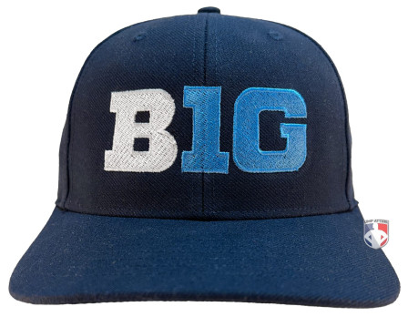 Big Ten Conference (B1G) Softball Umpire Cap Front