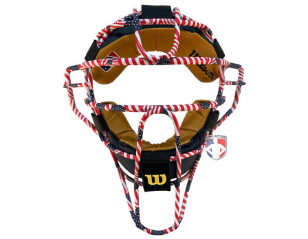 Wilson MLB USA Dyna-Lite Aluminum Umpire Mask with Two-Tone