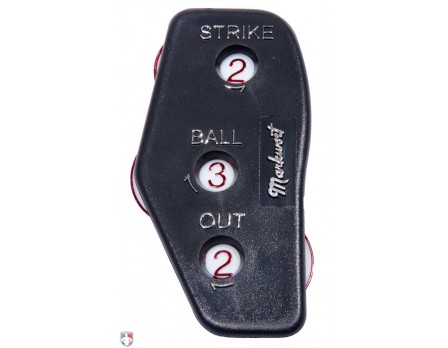 BBOPI3 Markwort Oversized 3-Dial Plastic Umpire Indicator 3/2/2 Count