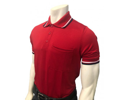 Smitty Short Sleeve Body Flex Umpire Shirt - Red